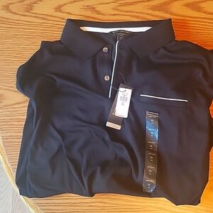 Banana Republic slim black polo XL tall